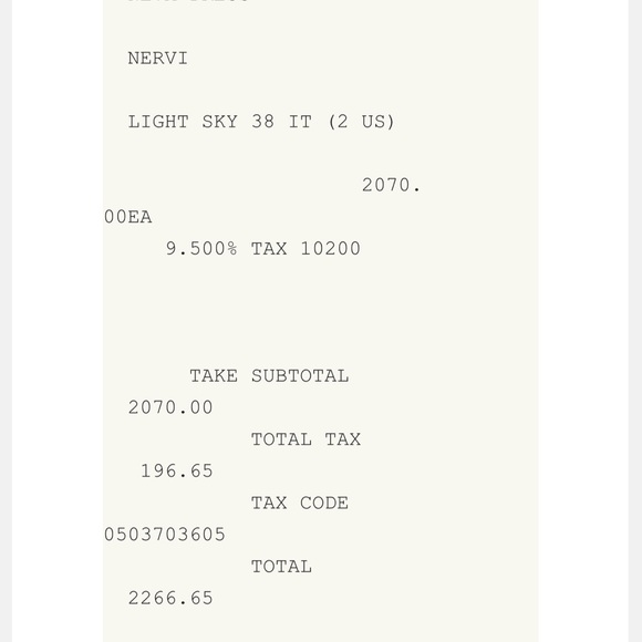 NERVI NEVA DRESS LIGHT SKY 38 IT (2 US) - Picture 6 of 6